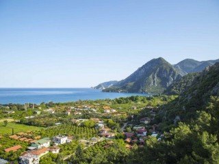 Cirali Olympos 13 Wooden Home Lodge For Sale on beach