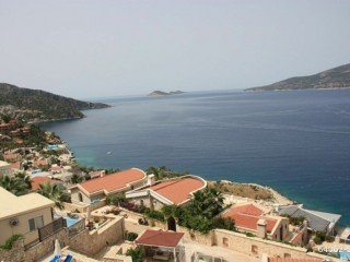 3 + 1 POOL APARTMENT FOR SALE WITH SEA VIEW IN ANTALYA KALKAN