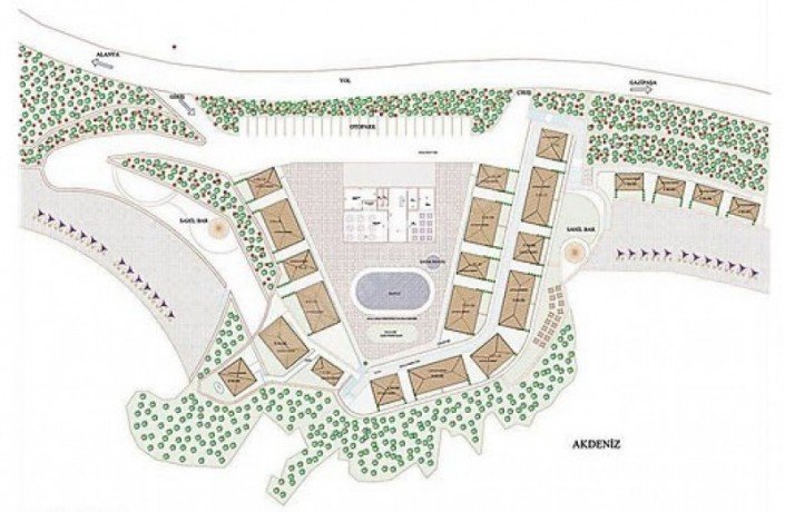 alanya-beachfront-land-for-sale-with-50-bungalow-wooden-house-project-big-3