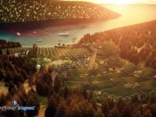 Paradise Bay Homes For Sale in Bodrum of 31 villas 1 boutique hotel