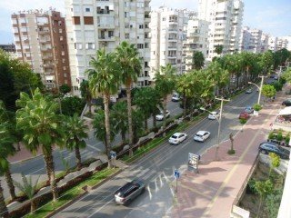 4+1 apartment in building Antalya center near old city