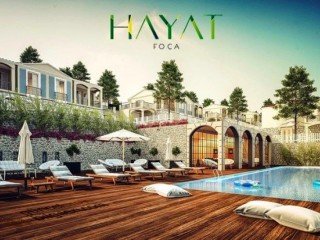 Hayat Foca of 90 Villas has started delivery 2020 January in Izmir beach